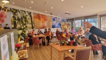 An image of the inside of the Changing Seasons Cafe